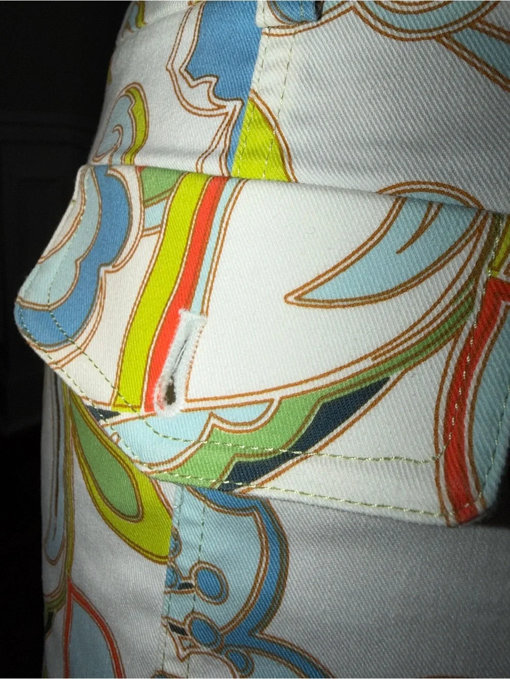 LINE by LYNN South Korea Designer Floral Paisley Pleated Skirt‎ | Size 4